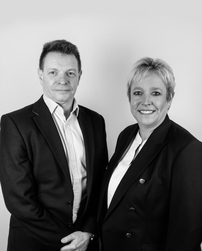 Dr Nick Broughton and Louise Sharp, founding partners of Ethos Pharmaceutical Ltd.